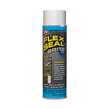 Flex Seal Flex Seal Family of Products Flex Seal Off White Brite Rubber Spray Sealant 14 oz FSB20